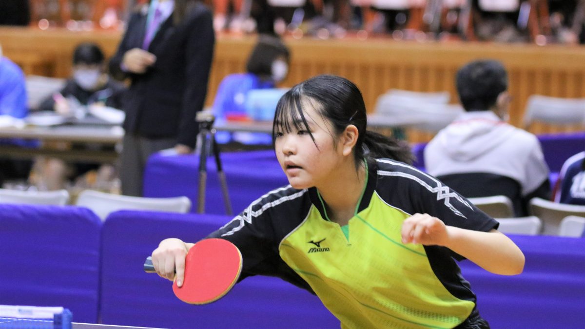 福島・郡山第二中、ベスト8入り　女子団体1位トーナメント結果①＜全国中学選抜卓球大会＞