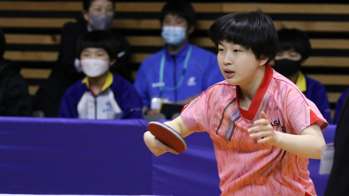 武蔵野中、激戦制して8強進出　女子団体1位トーナメント結果②＜全国中学選抜卓球大会＞