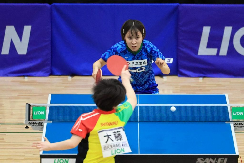 写真：平野美宇（日本生命）/撮影：ラリーズ編集部