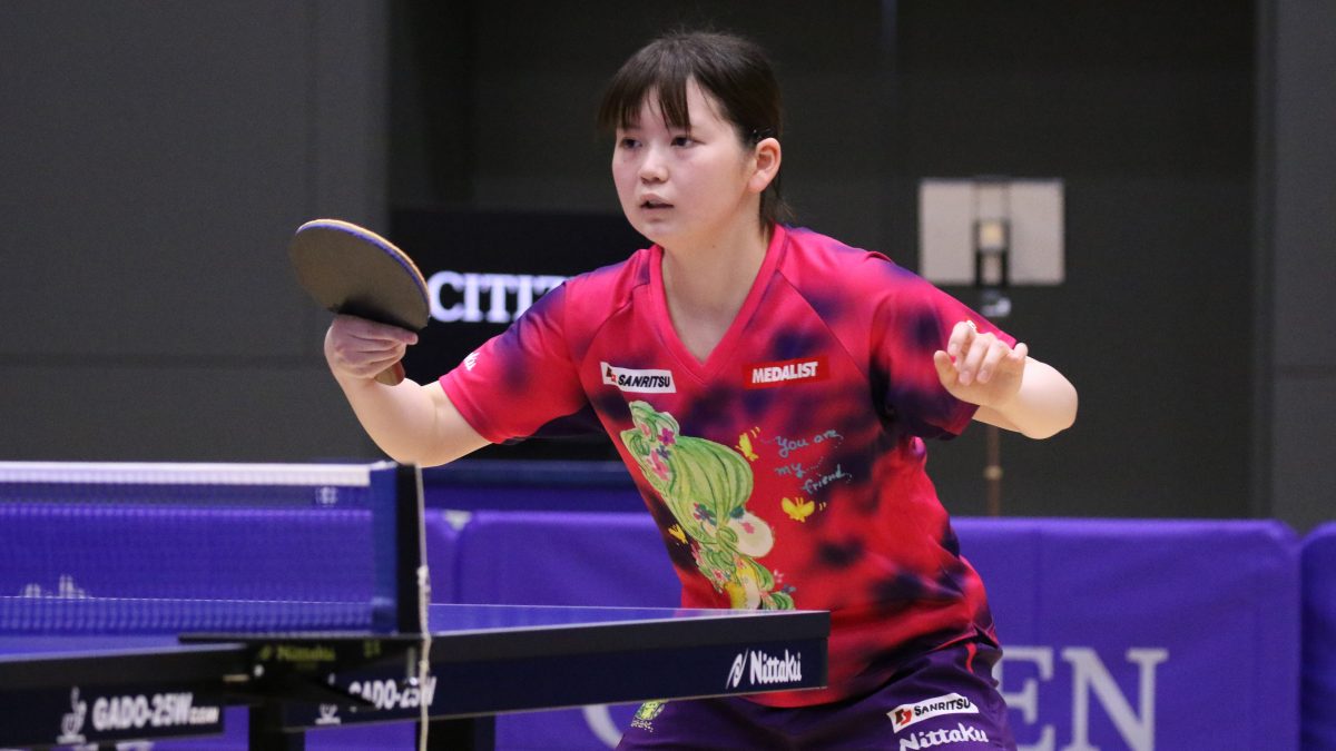 塩見真希、菅澤柚花里らが1回戦突破　女子単決勝トーナメント1回戦＜日本卓球リーグビッグトーナメント福島大会＞