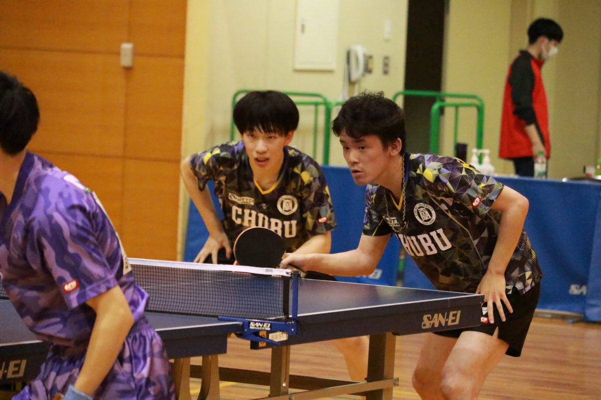 写真：小豆澤啓/奥平克海（中部大学）/提供：東海学生卓球連盟