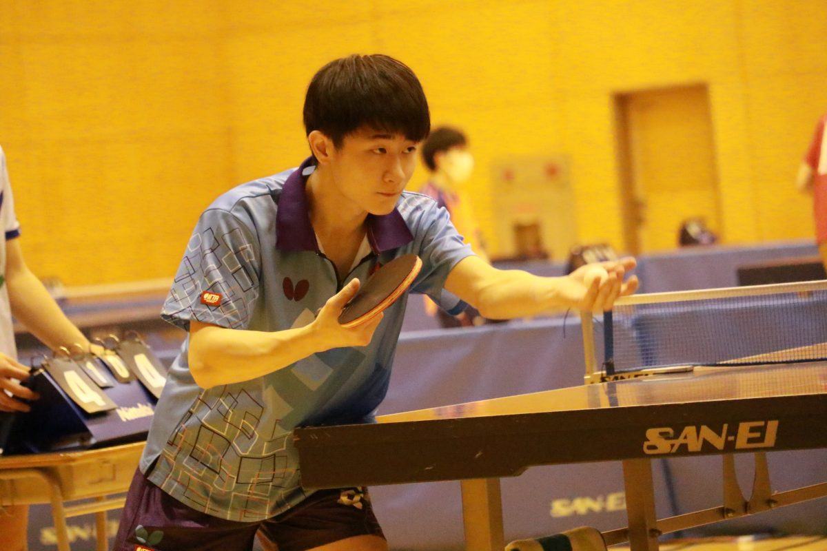 写真：佐藤星矢（愛知工業大学）/提供：東海学生卓球連盟