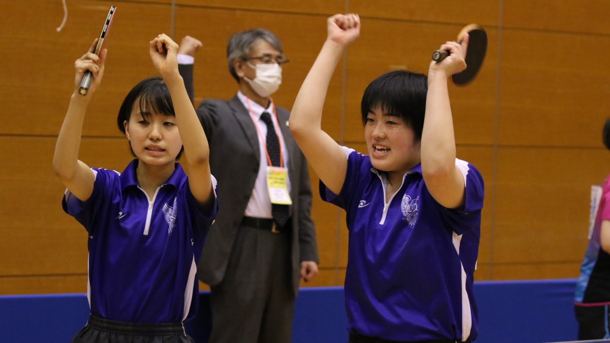 決勝は横浜隼人高対決に　女子ダブルス準決勝結果＜第72回関東高等学校卓球大会＞