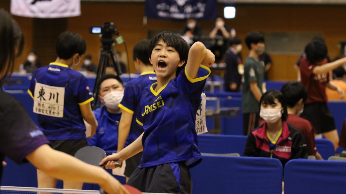 ベスト4決定　女子学校対抗準々決勝結果＜第72回関東高等学校卓球大会＞