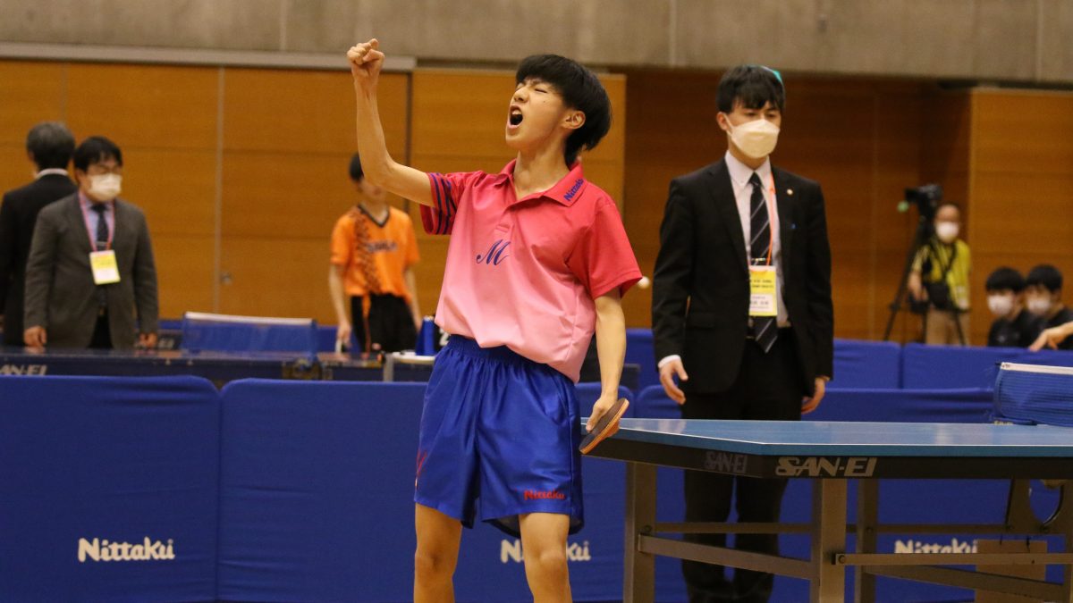 1年生が金星　三浦学苑が決勝へ　男子学校対抗準決勝結果＜第72回関東高等学校卓球大会＞