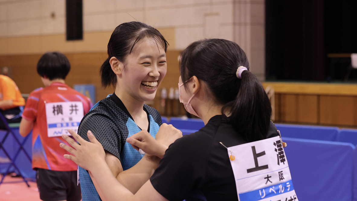 リベルテ・赤江夏星、昨年の三冠王下し決勝進出　決勝は大藤沙月と＜卓球・インターハイ＞