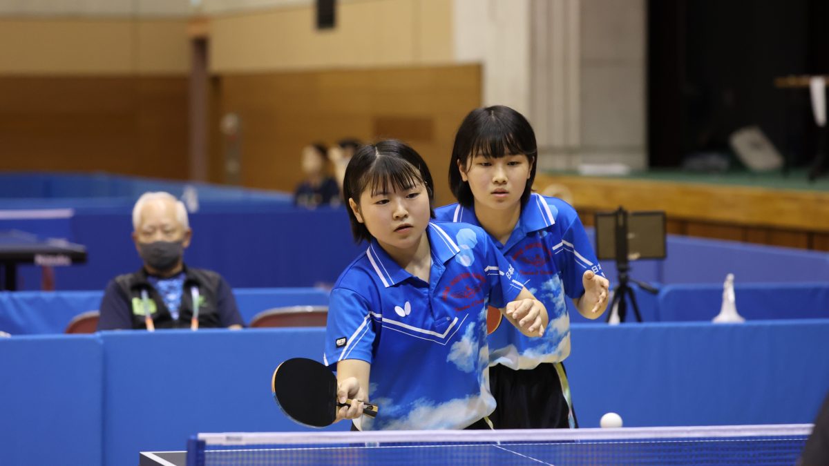 山梨県代表・日本航空、岐阜県代表・富田が3回戦進出を決める　女子学校対抗2回戦➂＜卓球・インターハイ＞