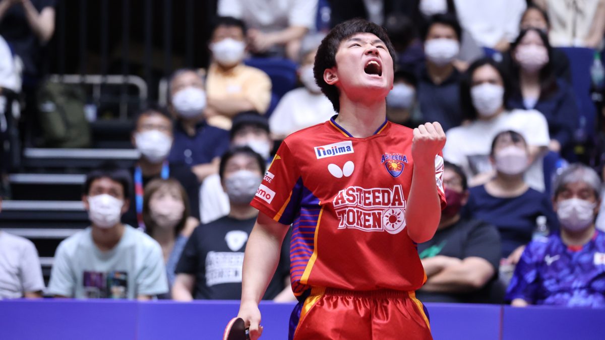 張本智和、TOP32に続き国内選考大会V　男子決勝結果＜卓球・Tリーグ NOJIMA CUP 2022＞