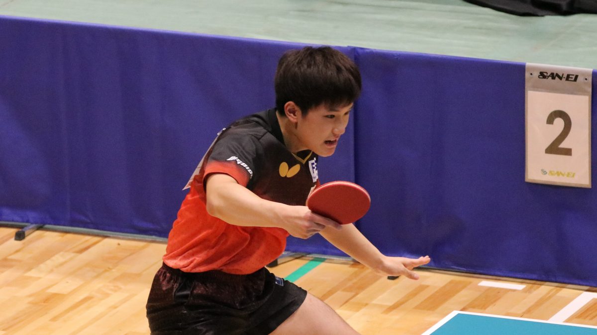 張本智和らが準々決勝進出　男子シングルス2回戦①＜卓球・2022 全農CUP TOP32 福岡大会＞