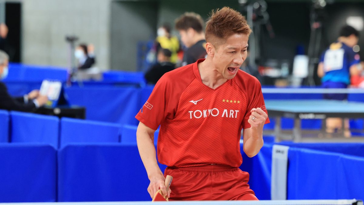 41歳・小西海偉、東京五輪銅・オフチャロフ下す＜卓球・ヨーロッパチャンピオンズリーグ男子＞