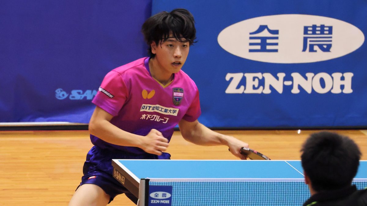 篠塚大登が2回戦突破　準々決勝で吉村真晴と　男子シングルス2回戦＜卓球・2022 全農CUP TOP32 船橋大会＞