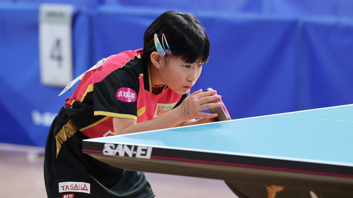 全日本卓球選手権開幕　最年少の松島美空が勝利　ジュニア男女単と混合複1回戦が終了＜全日本卓球2023・1日目＞