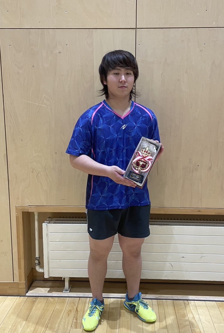 写真：清水祥喜（札幌国際大学）/提供：北海道学生卓球連盟