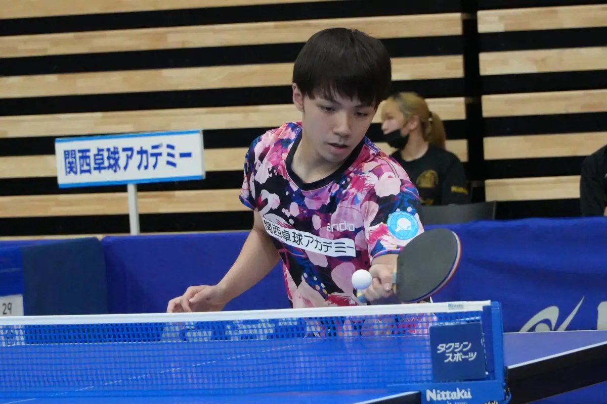 写真：木造勇人（関西卓球アカデミー）/撮影：ラリーズ編集部
