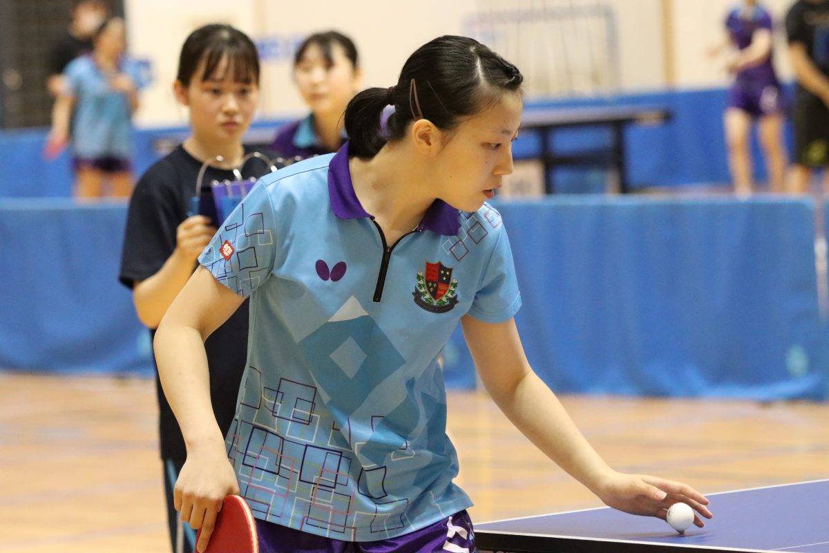 写真：岡田琴菜（愛知工業大）/提供：東海学生卓球連盟