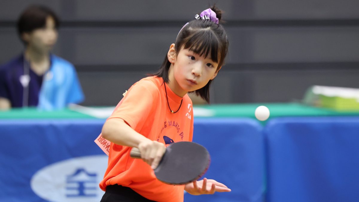 村松心菜、小西紅偉らが決勝トーナメント進出　ホープス女子第1ステージ結果＜卓球・全農杯全日本ホカバ＞