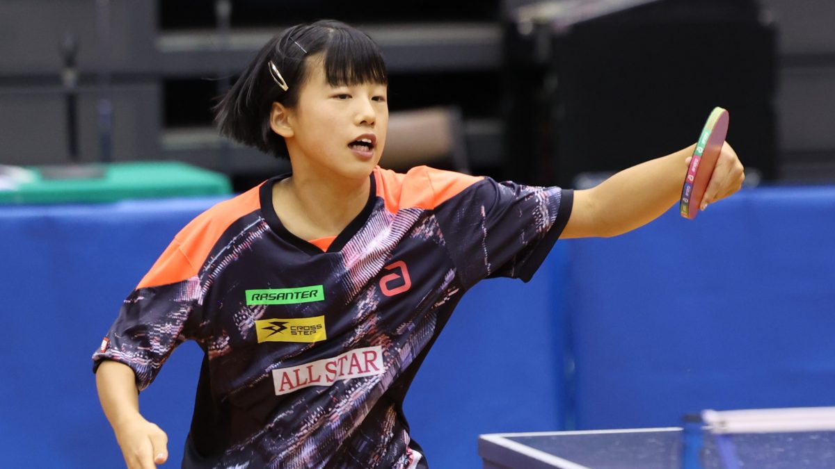 梶原咲那、山本愛結らが勝ち残る　ホープス女子1回戦＜卓球・全農杯全日本ホカバ＞