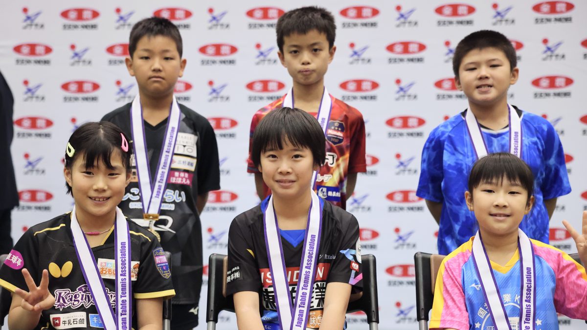 松島美空「今日は1,000点」カブの部優勝で3連覇達成　女子結果まとめ＜卓球・全農杯全日本ホカバ＞