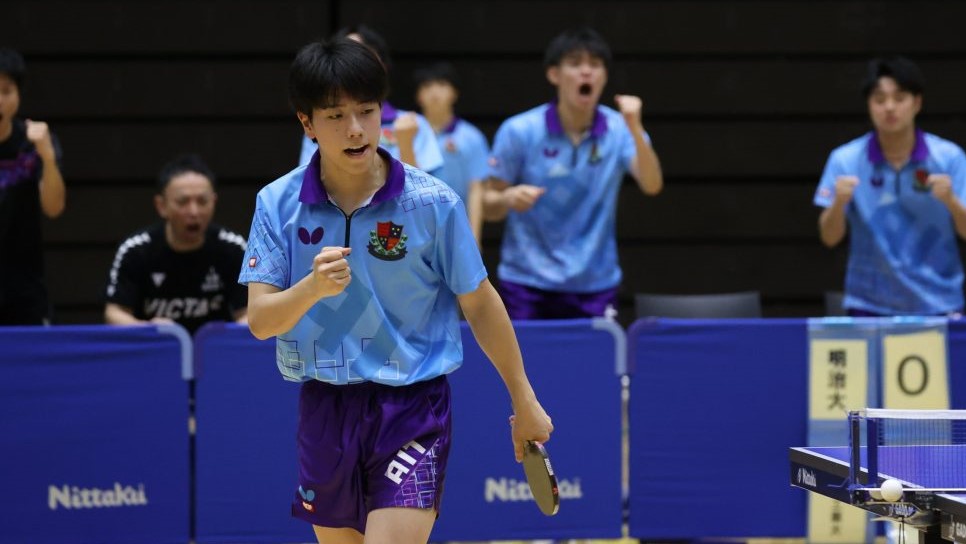 Tリーグでの勝利ポイントが反映　篠塚大登が男子3番手に浮上｜卓球・2024年パリ五輪選考ポイント