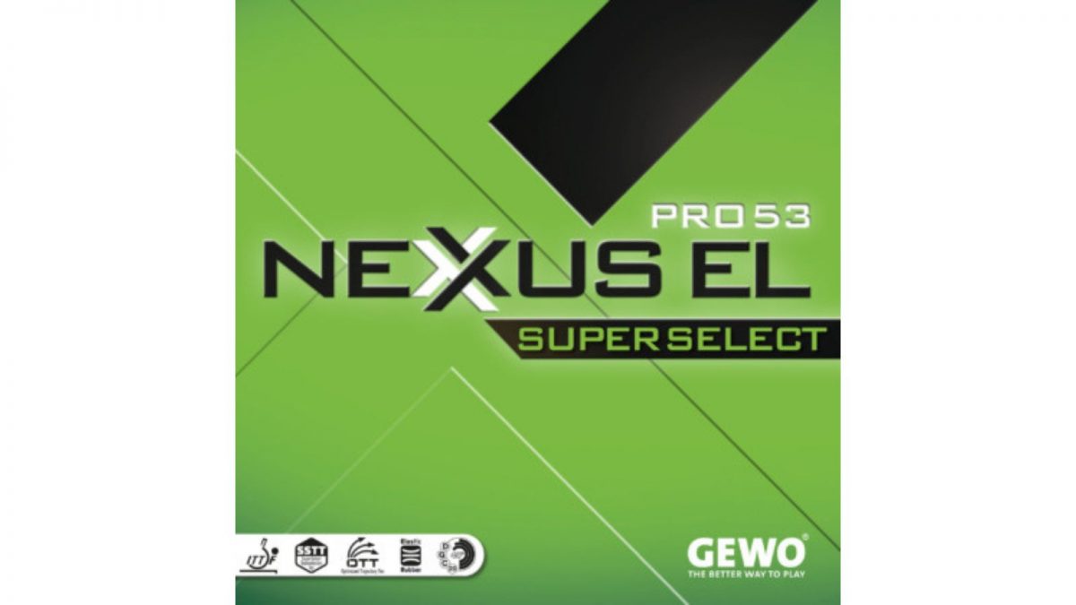 【卓球】Nexxus EL PRO 53 SuperSelectの性能を徹底レビュー　プロ仕様のパワー系高硬度裏ソフトラバー