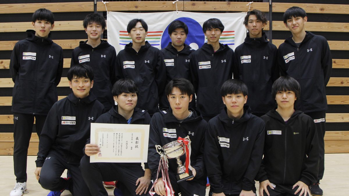 男子・北陸大、10季連続V達成　女子・金城大は6季連続優勝＜秋季北信越学生卓球選手権大会＞