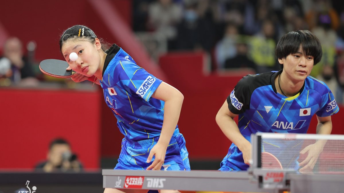日本代表、中国代表に3ゲーム差まで迫るも惜敗　最終戦を前に銅メダルが確定＜卓球・ITTF混合チームワールドカップ2023＞