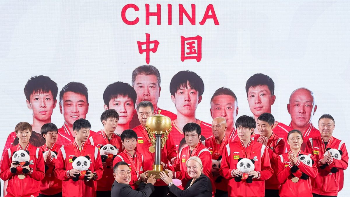 中国代表、韓国代表との全勝対決制して初代王者に　日本代表は最終戦を白星で締める＜卓球・ITTF混合チームワールドカップ2023＞