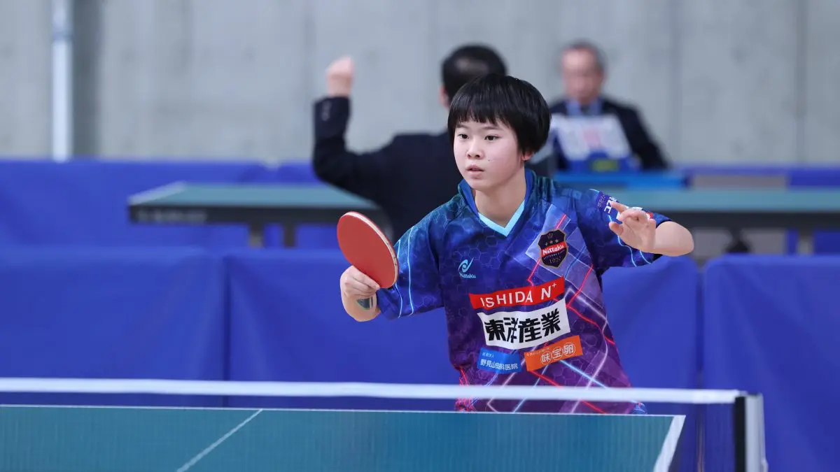 ホープス女王・石田心美、3回戦進出＜全日本卓球2024ジュニア女子2回戦