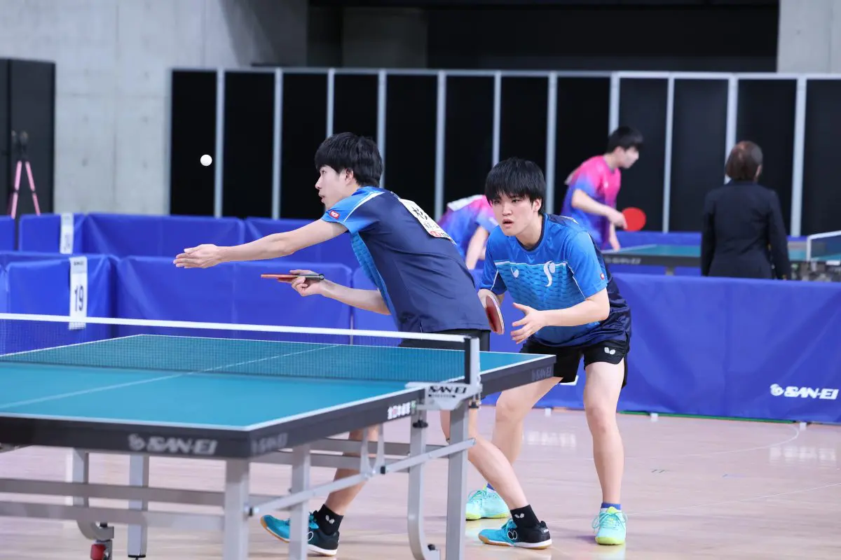 希望が丘高の同級生3人で強豪ペアを次々撃破 ランクまであと一歩で「素直に楽しかった」杉本和也/阿部悠人ペア＜全日本卓球2024＞ |  卓球メディア｜Rallys（ラリーズ）