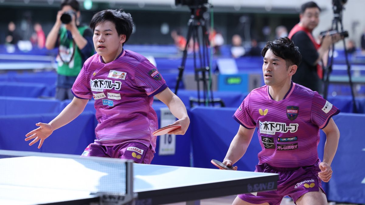 及川瑞基/松島輝空ペア、戸上隼輔/宇田幸矢ペアのリベンジ阻止＜全日本卓球2024男子ダブルス5回戦＞