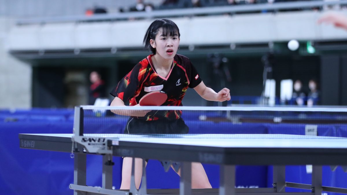 初優勝狙う面手凛、連覇のかかる張本美和が決勝へ＜全日本卓球2024ジュニア女子準決勝＞