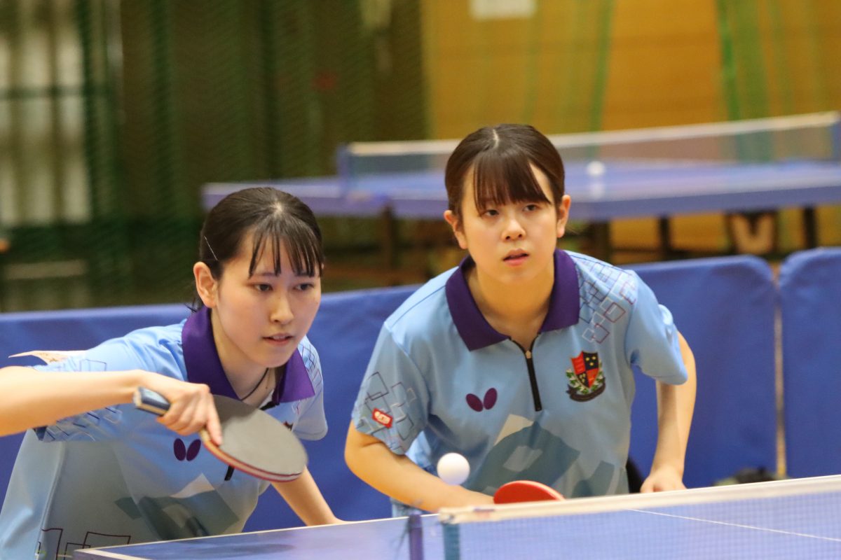 写真：今枝愛美/藤田知子（愛知工業大）/提供：東海学生卓球連盟