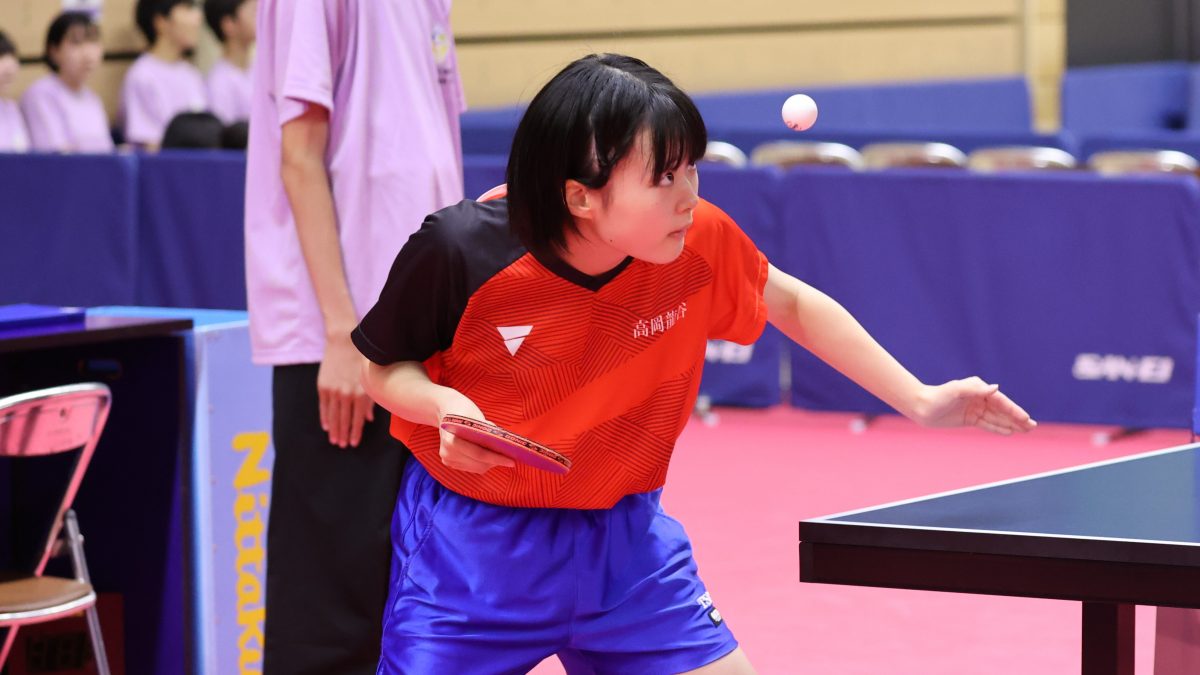 高岡龍谷・孫田由奈ら4選手が3種目出場＜卓球・インターハイ2024富山県予選＞