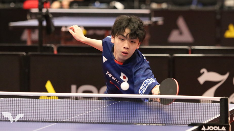 写真：岩井田駿斗（野田学園中）/提供：WTT