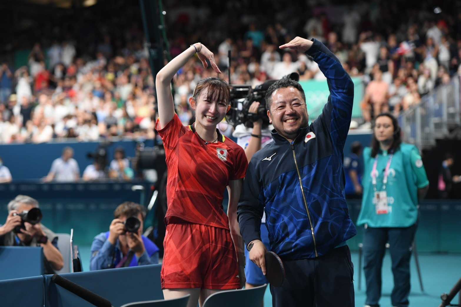 写真：早田ひな（日本生命）/提供：ITTF/ONDA