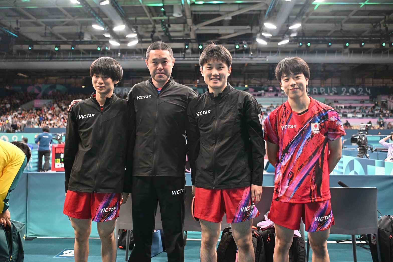 写真：男子日本代表/提供：ITTF/ONDA