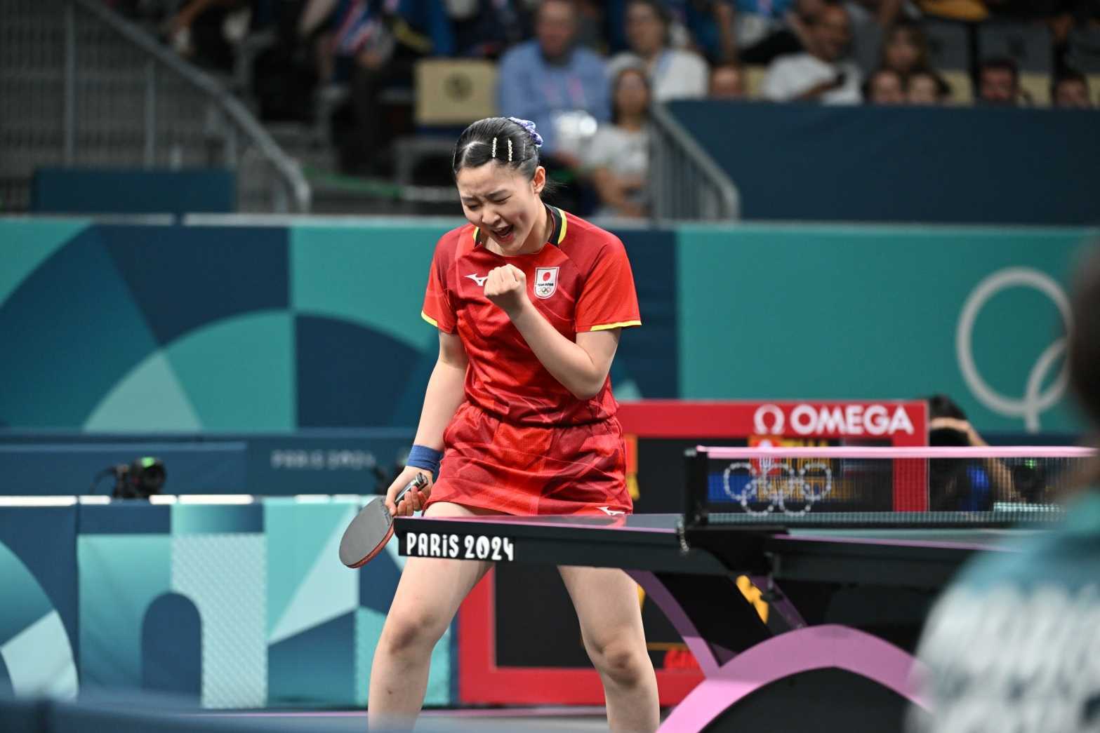 写真：張本美和（木下グループ）/提供：ITTF/ONDA