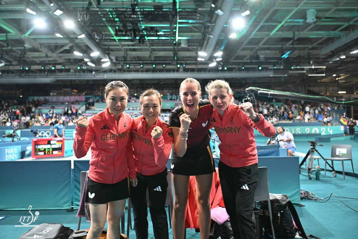 写真：女子ドイツ代表/提供：ITTFworld