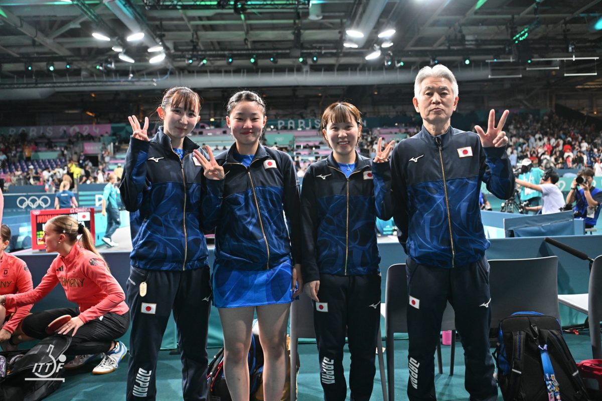 写真：女子日本代表/提供：ITTFWorld