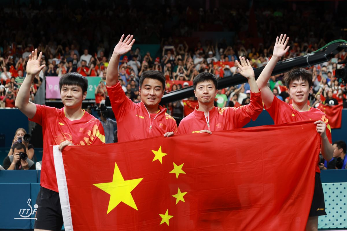 写真：男子中国代表/提供：ITTFworld