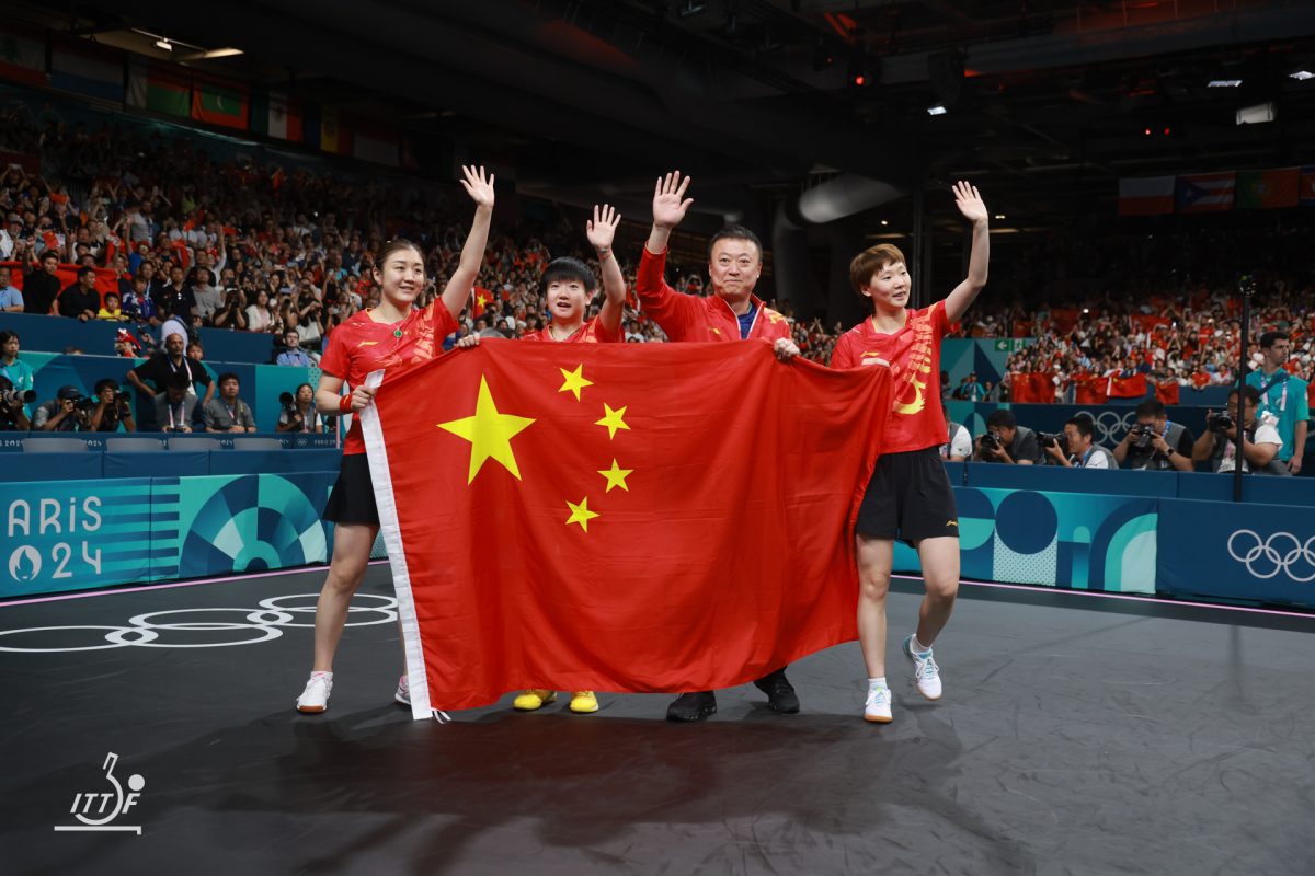 写真：女子中国代表/提供：ITTFworld