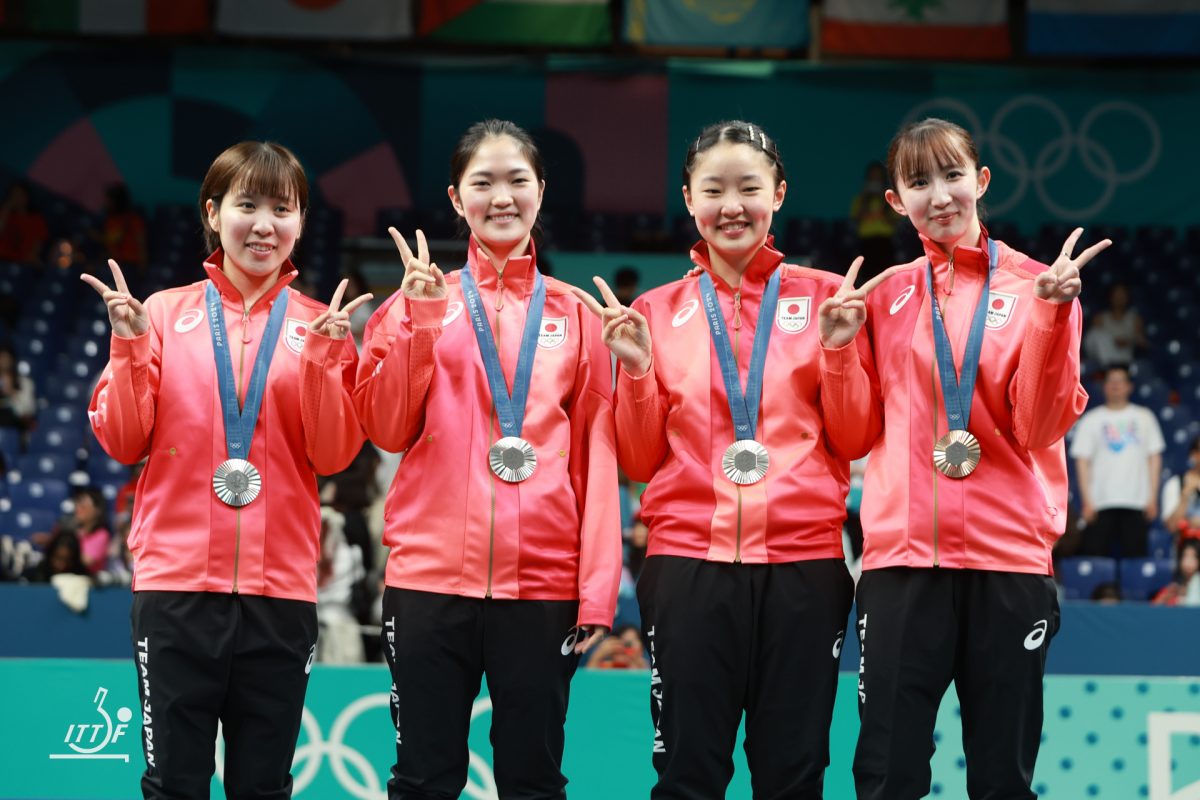 写真：女子日本代表/提供：ITTFworld