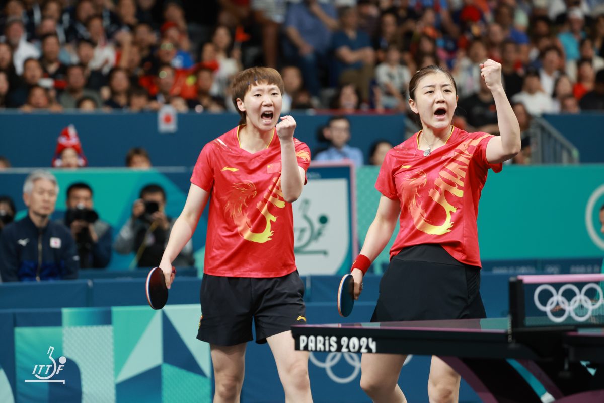 写真：王曼昱（ワンマンユ）/陳夢（チェンムン・中国）/提供：ITTFworld