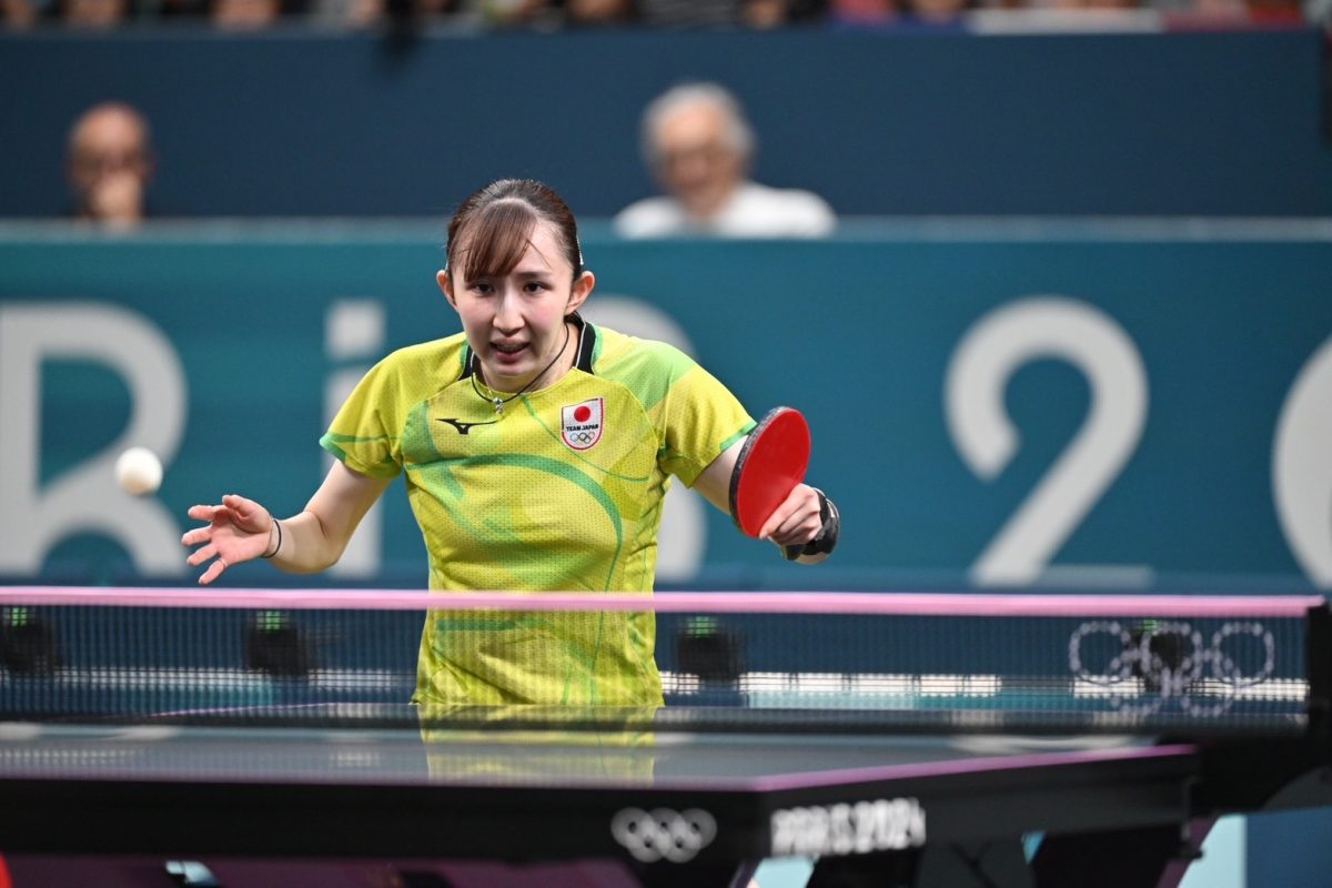 写真：早田ひな（日本生命）/提供：ITTF/ONDA