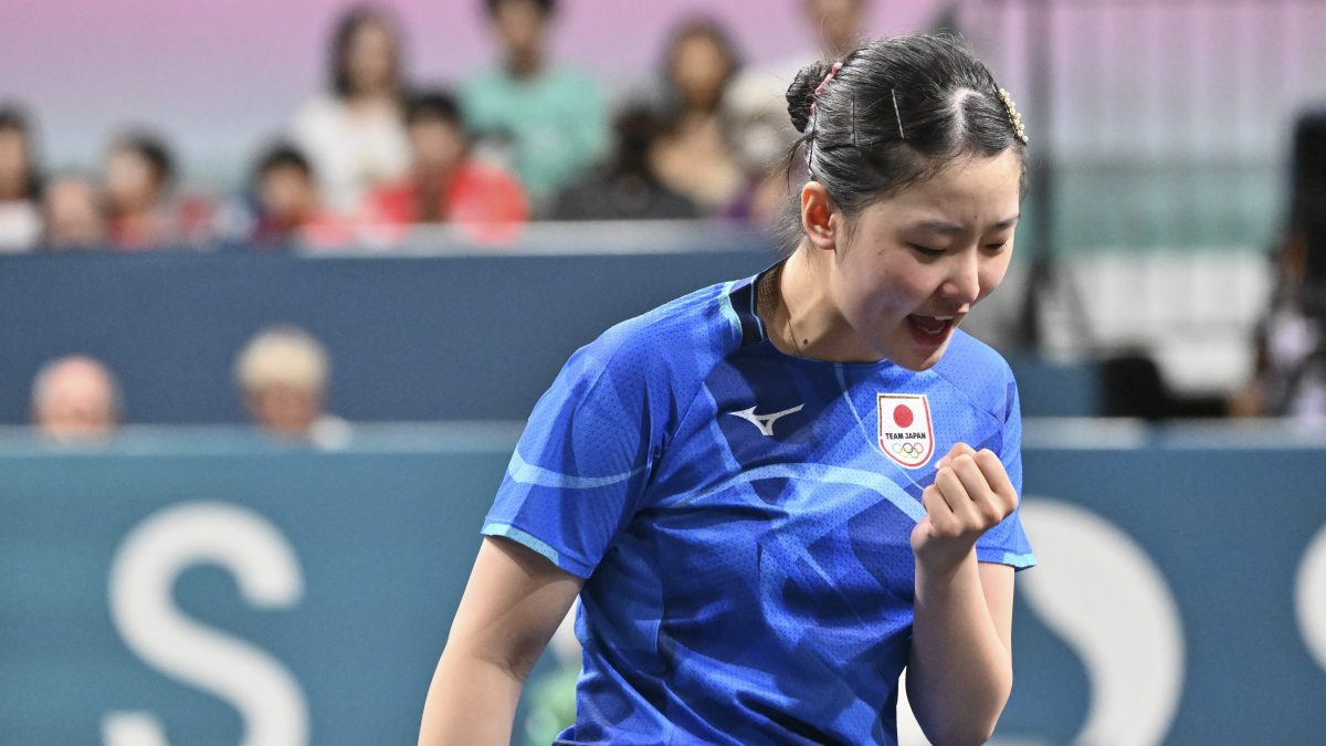 女子日本代表が銀メダル以上確定　張本美和が41歳・シャンを下す＜パリ五輪卓球競技＞