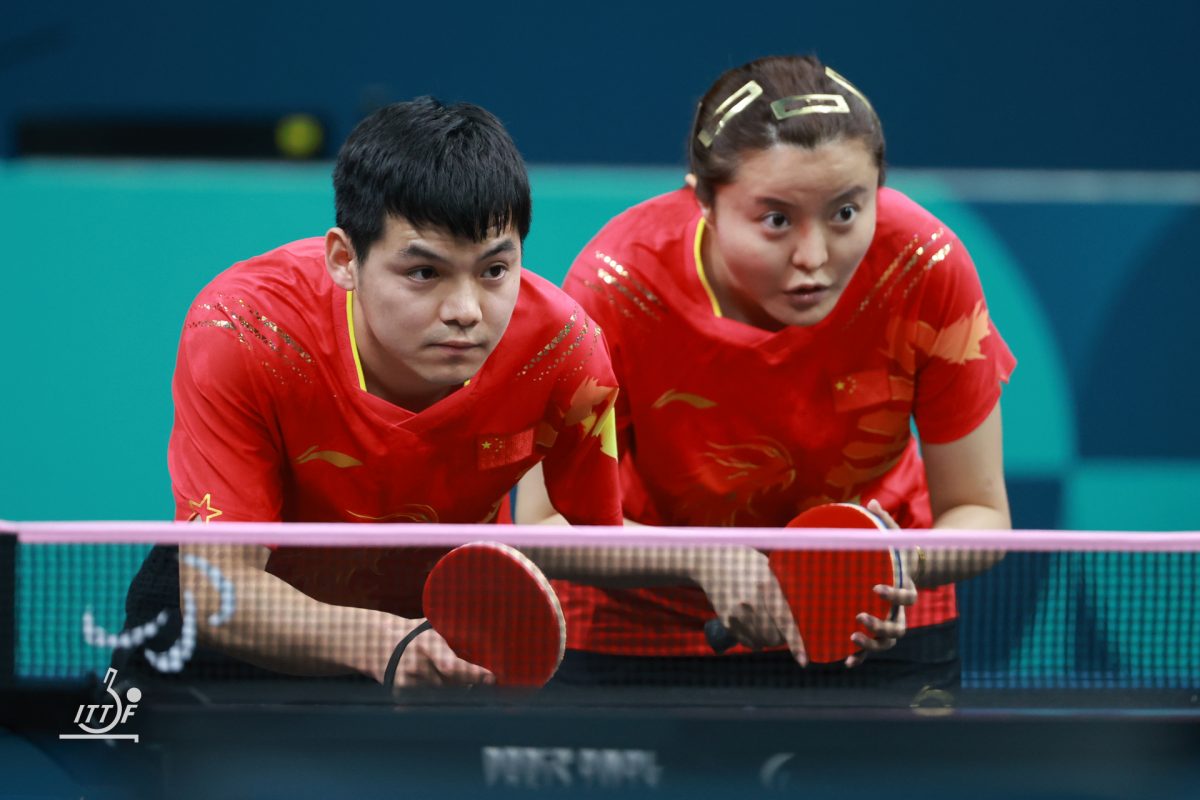 写真：ZHAO Shuai/MAO Jingdian（中国）/提供：ITTFWorld