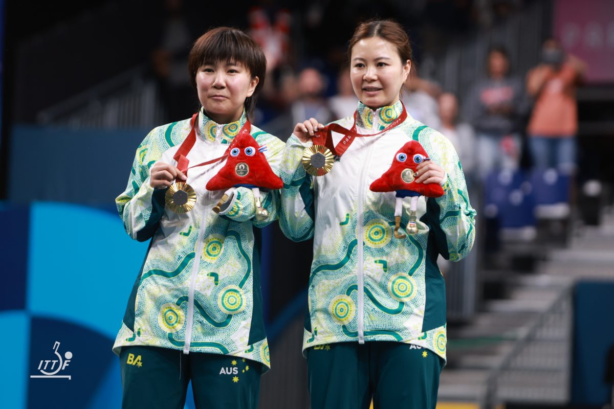 写真：リナ・リー/キアン・ヤン（オーストラリア）/提供：ITTFWorld