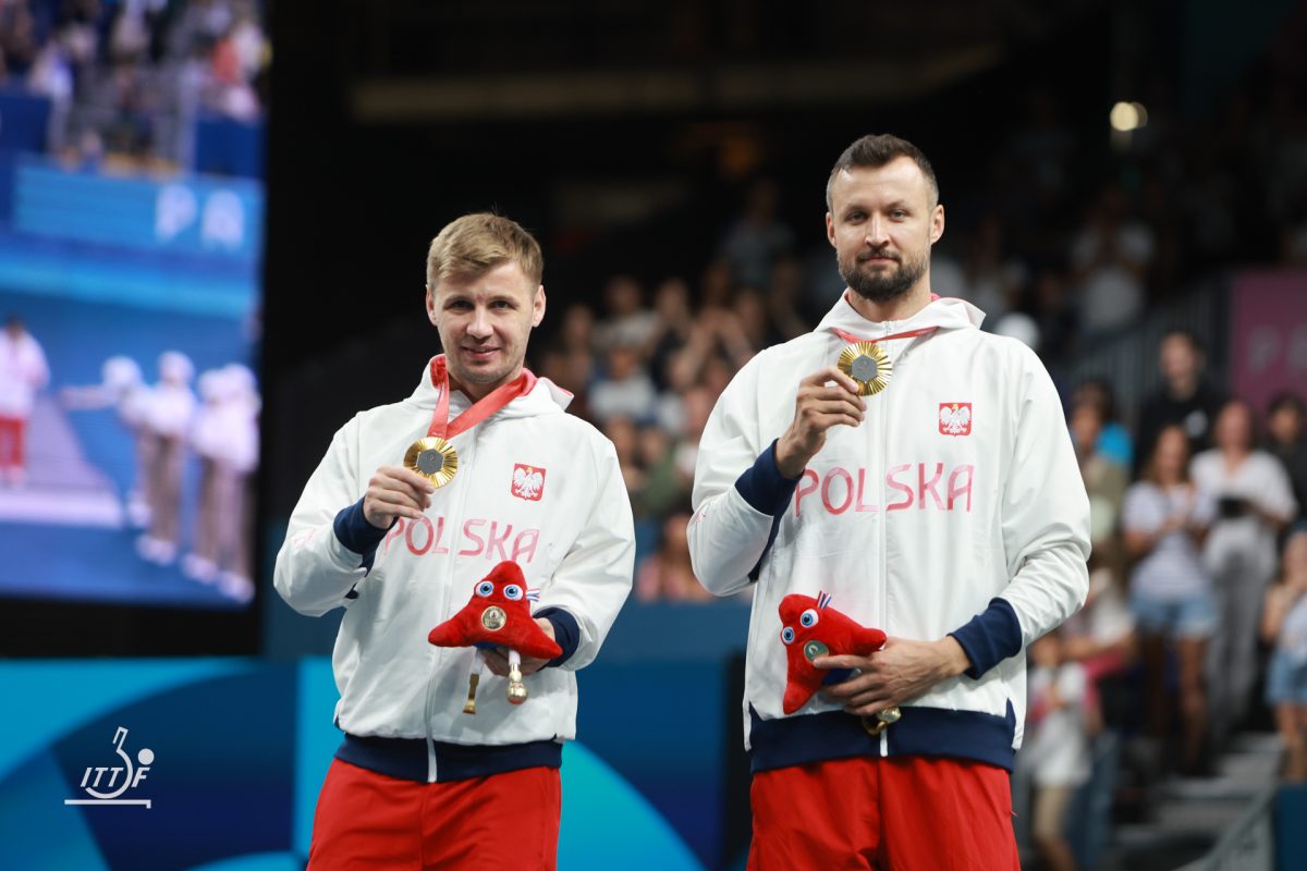 写真：パトリック・ホイノフスキ/ピオトル・グルジェン（ポーランド）/提供：ITTFWorld