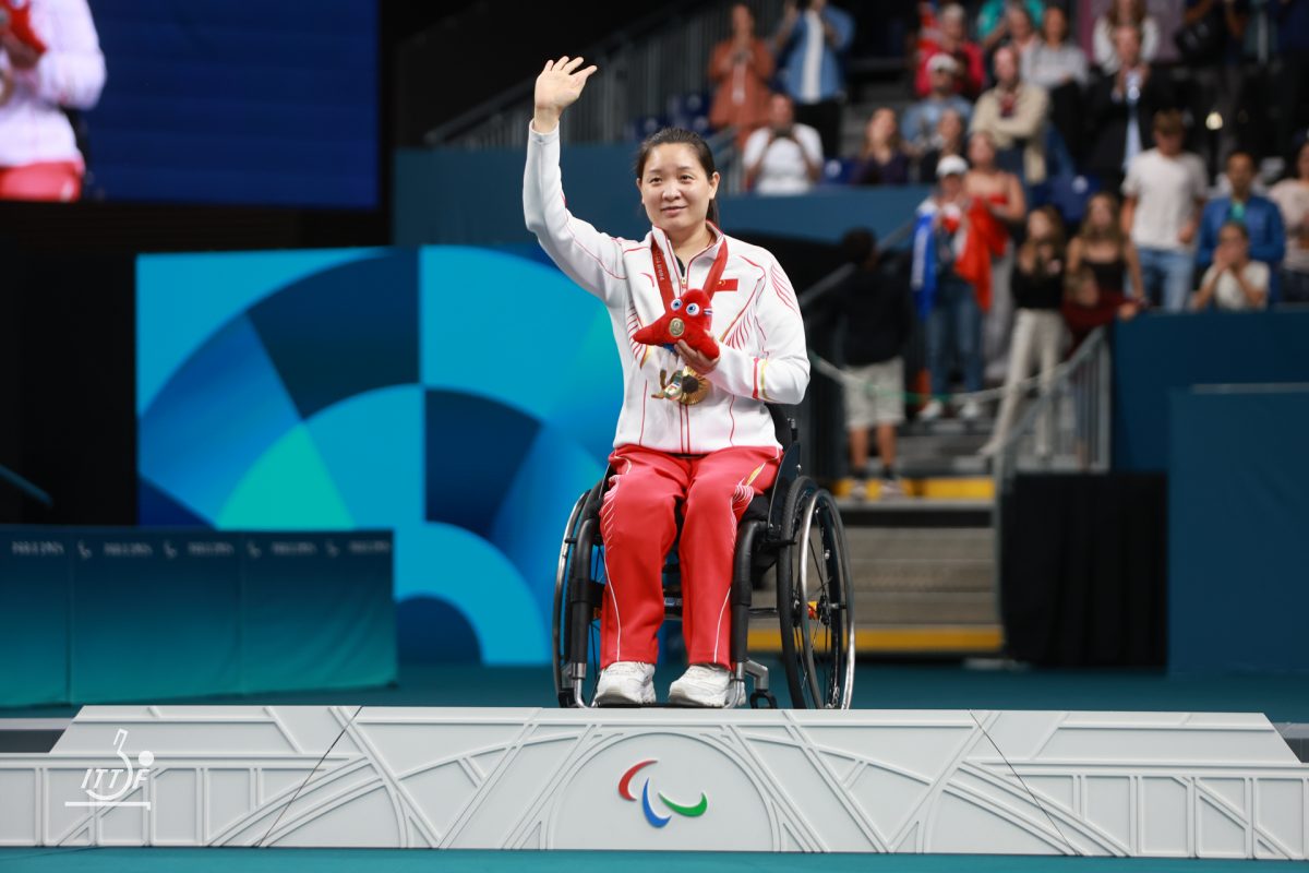 写真：ZHANG Bian（中国）/提供：ITTFWorld