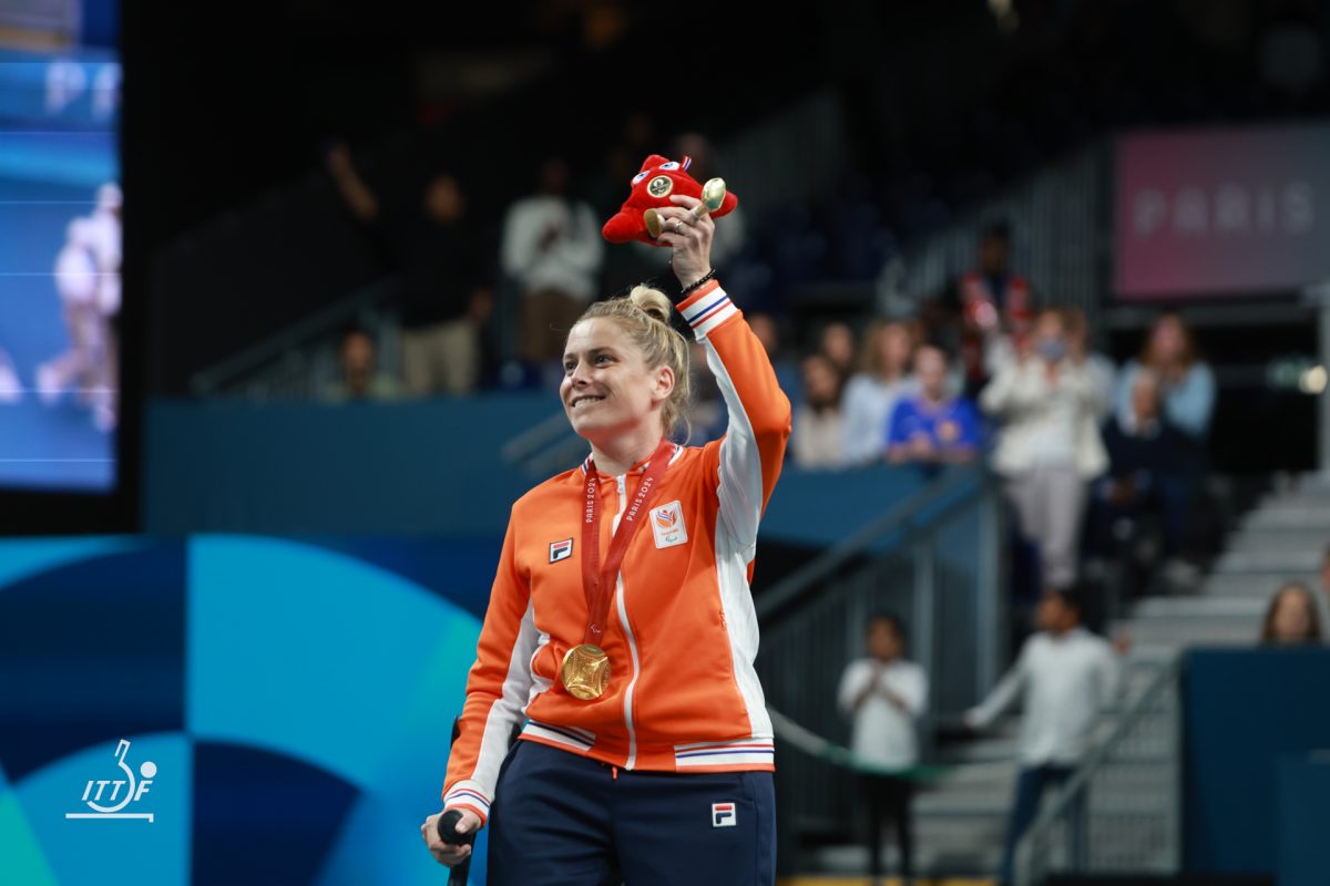 写真：van ZON Kelly（オランダ）/提供：ITTFWorld